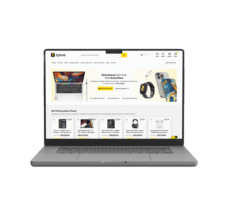 Zyfurb — Website Design